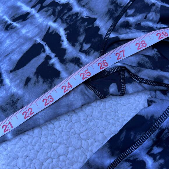 Nicole Miller Black White Tie Dye Set Crop Top Leggings Small - Picture 8 of 15